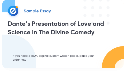 Free «Dante’s Presentation of Love and Science in The Divine Comedy» Essay Sample