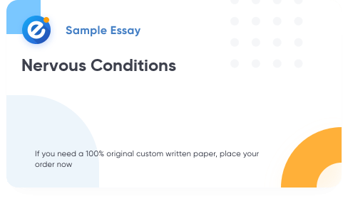 Free «Nervous Conditions» Essay Sample