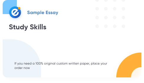 Free «Study Skills» Essay Sample