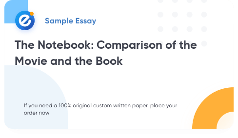 Free «The Notebook: Comparison of the Movie and the Book» Essay Sample