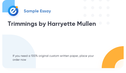 Free «Trimmings by Harryette Mullen» Essay Sample
